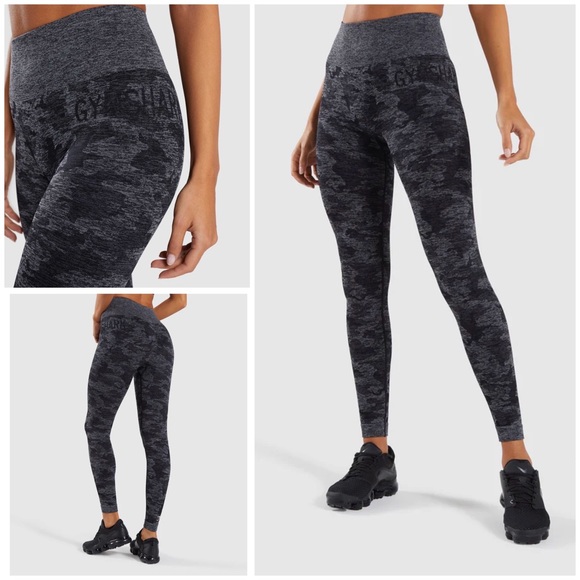 Gymshark Black Camo Leggings